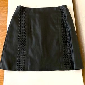 Gianni Bini Black leather skirt